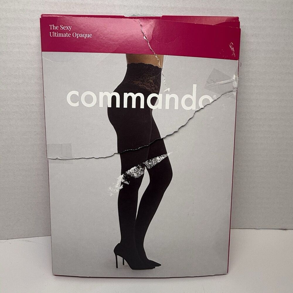 Commando The Sexy Ultimate Opaque Tights In Black Sz M New